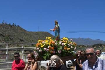 Misa y procesión en Telde en honor de María Auxiliadora/Francisco Javier Santana.